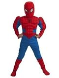 Spider-Man  Deluxe Muscle (Torso) Child Medium (7-8) Spiderman Marvel Comic Superhero Super Hero Costume
