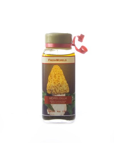 FreshMorels Epicurean Moreloilla Finishing Sauce, Poultry, 4 Ounce Glass Bottle by Olive Oil