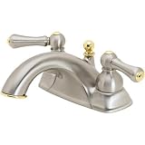 Narrow Spread Faucet by Price Pfister - T45-BPXK in Brushed Nickel/Polished Brass