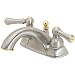 Tools & Hardware : Narrow Spread Faucet by Price Pfister - T45-BPXK in Brushed Nickel/Polished Brass