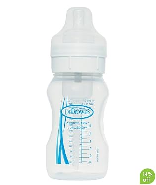 Dr. Brown's 240ml BPA Free Wide-Neck Bottle - 1pk