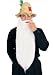 25in White Mohair Beard Adult Halloween Accessory