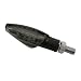 Blinker LED TOLEDO, schwarz, get�nt, Paar, E-gep.