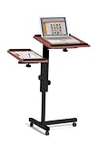 OFM LCS-100-A45B-CHERRY & BLACKR Multi-Purpose Split Level Stand -Cherry and Black