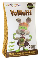 Vitamin Friends Yomulti Multi-Vitamin and Minerals - Chocolate Yogurt 20 Ct