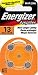 Energizer Zinc Air Hearing Aid Batteries, Size 13 Battery Package of 4