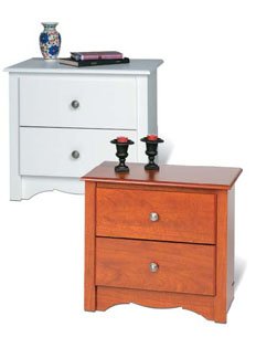 2 Drawer Night Stand (Cherry) By Prepac (CDC-2422)