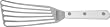LamsonSharp 3" x 6" Chef?s Slotted Turner, white