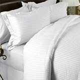 1000 Thread Count Queen Siberian Goose Down Comforter 8 PC 1000TC Bed in a Bag, White... by Egyptian Linens