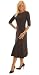 CLEARANCE SALE-A-Line 3/4 Sleeve Black Dress Misses/Plus Sizes Available (Fuss Free Apparel) Image