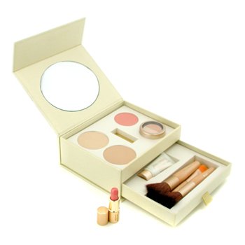 Starter Kit ( 2x Pressed Powder + Moisture Tint + Concealer + Blush + Lip Plumper + 3x Brush ) - Golden