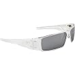 Gatorz Octane Men's Sports Sunglasses w/ Free B&F Heart Sticker Bundle - Polished Chrome/Chrome