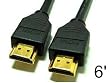 HDMI 1.3a M/M Cable w/ferrite Cores - 6 ft