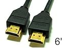 ADVANCED HIGH SPEED DIGITAL 6 FT HDMI 24k GOLD w/ PROTECTIVE FERRITE CORES! One of few cables certified to support future upgrades to your HDTV devices. Supports: 1440p,1080p,1080i,720p,480p, HDMI Category 2 v1.3a Certified, Xbox 360, PS3, PS4, Playstation 3, Blu-Ray, HD-DVD