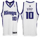 Mike Bibby Sacramento Kings #10 Authentic Adidas NBA Basketball Jersey (Home White)