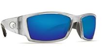 Hot Sale Costa Del Mar - Corbina - Silver Frame-Blue Mirror Costa 580 Glass Lenses