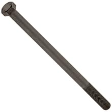 Grade 8 Steel Hex Bolt, Hex Head, Meets ASME B18.2.1/SAE J429 Specifications, 3/8"-16 Thread Size, 8" Length, Partially Threaded, Pack of 1