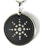 Anion Energy & Scalar Energy Rope Chain Pendant clasp, ring, crystals Sold in the USA only by Quantum BioPhysics.