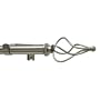 Levolor Birdcage Rod Set, Satin Nickel, 3/4-Inch Diameter, 36 to 66-Inch Width