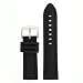 Mens Silicone Rubber&nbsp;Heavy Watch Band Stainless Steel Buckle 24 millimeters