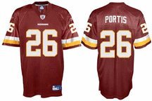 Washington Redskins Portis #26 NFL Replica Jersey by Reebok (Adult Small)