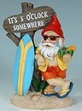5:00 Somewhere Tropical Party Gnome Garden Statue