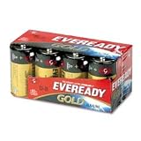Eveready Alkaline Battery 8 Pack (D Cell)
