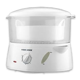 Black & Decker 1-Tier Food Steamer/Rice Cooker