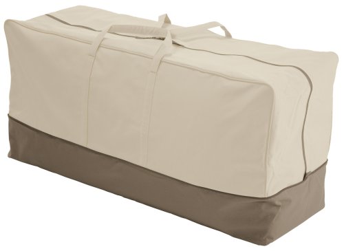Veranda Patio Cushion Bag, Pebble, Fits Chaise and Seat Cushions