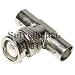 Electronics : BNC T Connector w/ 3 Female