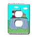 Londons Times Funny Society Cartoons - Winston Churchill - Light Switch Covers - 2 pl...