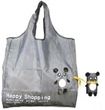 Alice Shopping Reusable Shopping Tote Bag - Folded Into A Bear - Grey, Gift Ideas
