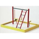 (Price 1)Playpen Wood Tabletop Cockatiel 19x14.5 by Top Dawg Pet Supplies
