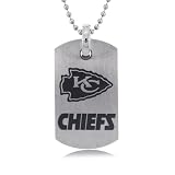 Kansas City Chiefs Pendant Sports Tag Necklace - NEW