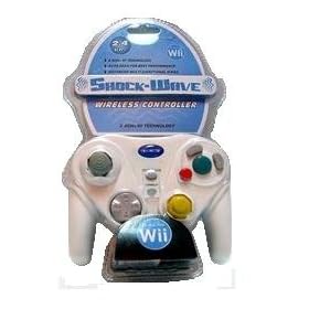 Kuma ShockWave Wireless White Wii/Gamecube Controller