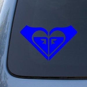 ROXY BLUE Vinyl Sticker/Decal (Sports,Clothing,Swimming)