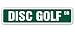 DISC GOLF Street Sign targets baskets bags team coach disk towels gift sport