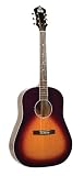 Recording King Century Jubilee Series Slope Shoulder Guitar (Mahogany, Sunburst Finish)