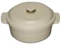 Le Creuset 7-1/2-Quart Large Ribbed Rim Stoneware Mixing Bowl, White