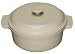 Le Creuset Stoneware Round Casserole with Lid, Almond, 1.9 Litre