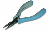 Lindstrom 744 I High Carbon Steel Smooth Chain Nose Plier, Ergonomic Grip