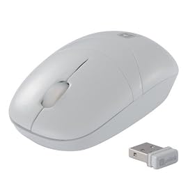 ���j�[�N ���C�����X2.4G �N���b�N�����Â��ȃT�C�����g�}�E�X �z���C�g M326GW