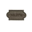 Toilettes French Cast Iron Door Sign