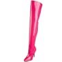 Pleaser Women's Seduce-3010 Thigh High Boot,Hot Pink Patent,8 M US