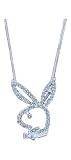Clear Bunny 20 inch Necklace