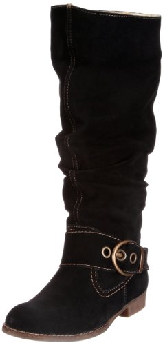 Remonte Dorndorf Belinda R9379-11, Damen Stiefel, Schwarz (schwarz/beige 11), EU 40