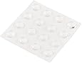 Shepherd 9964 3/8-Inch Clear Surface Gard Self-Adhesive Round Vinyl Pads/Bumpers Prevents Scratching and Sliding (Pack of 16)
