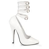 Pleaser - DOMINA-435, 6" Pump W/ Multi-Ankle Straps