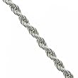 Thin Sterling Silver Rope Necklace