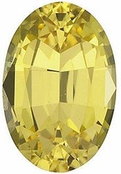 Oval Shape Yellow Sapphire Beautiful Real Loose Gemstone, Quality Grade, AA 5.00 x 4.00 mm